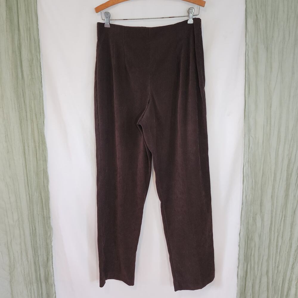 Versailles Brown Corduroy Woman's Slacks Pants Size 10